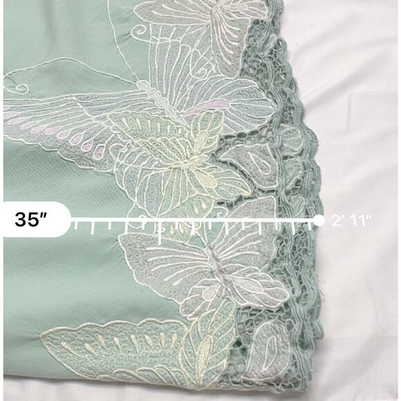 Light Green Embroidered Lacey 2 Piece Women’s Set Skirt And Blouse Plus Size 3X - Picture 10 of 15